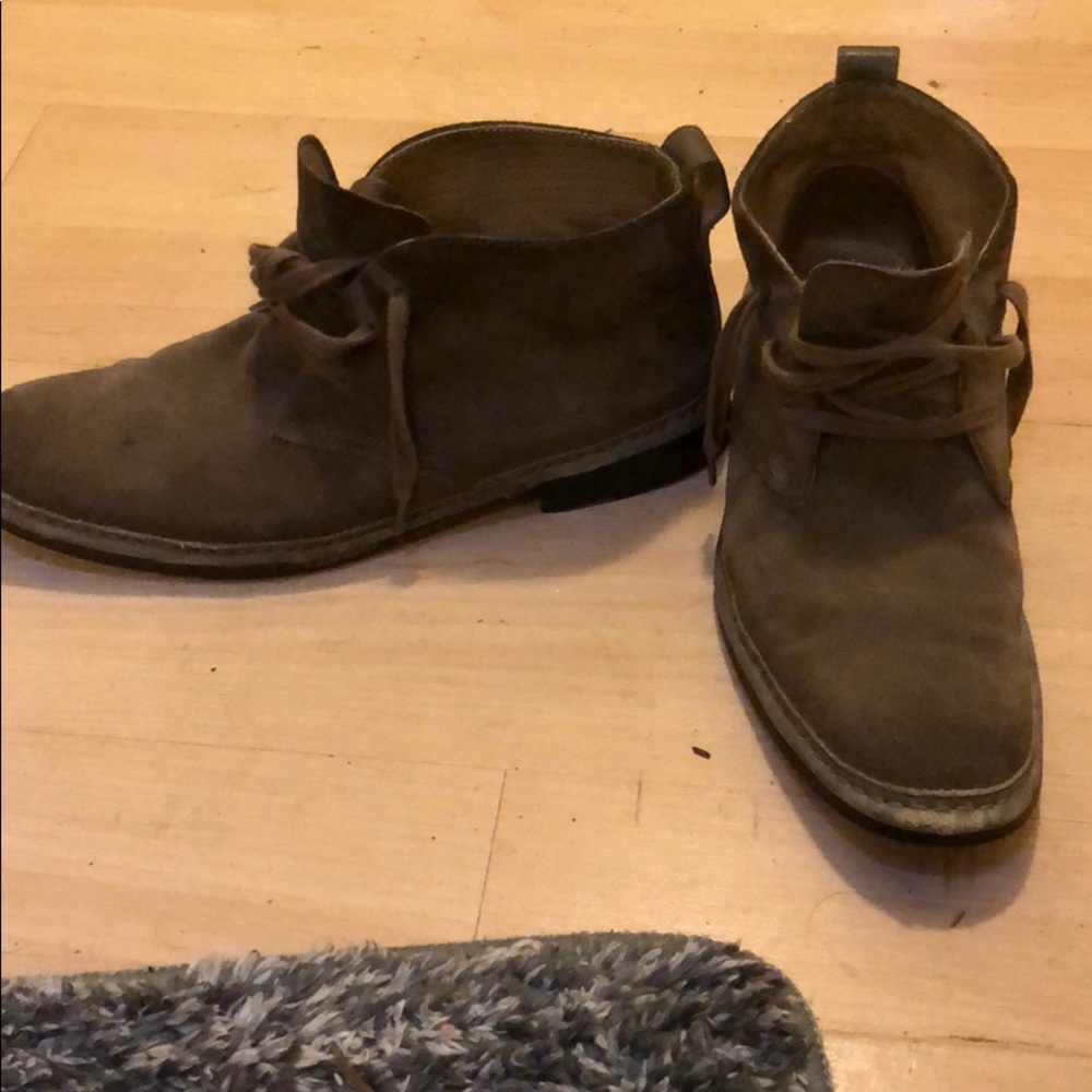 John Varvatos brown/tan  suede shoes